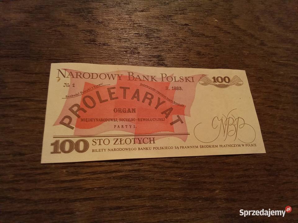 100 Waryński PRL seria PE 1986 Pozostałe Warszawa
