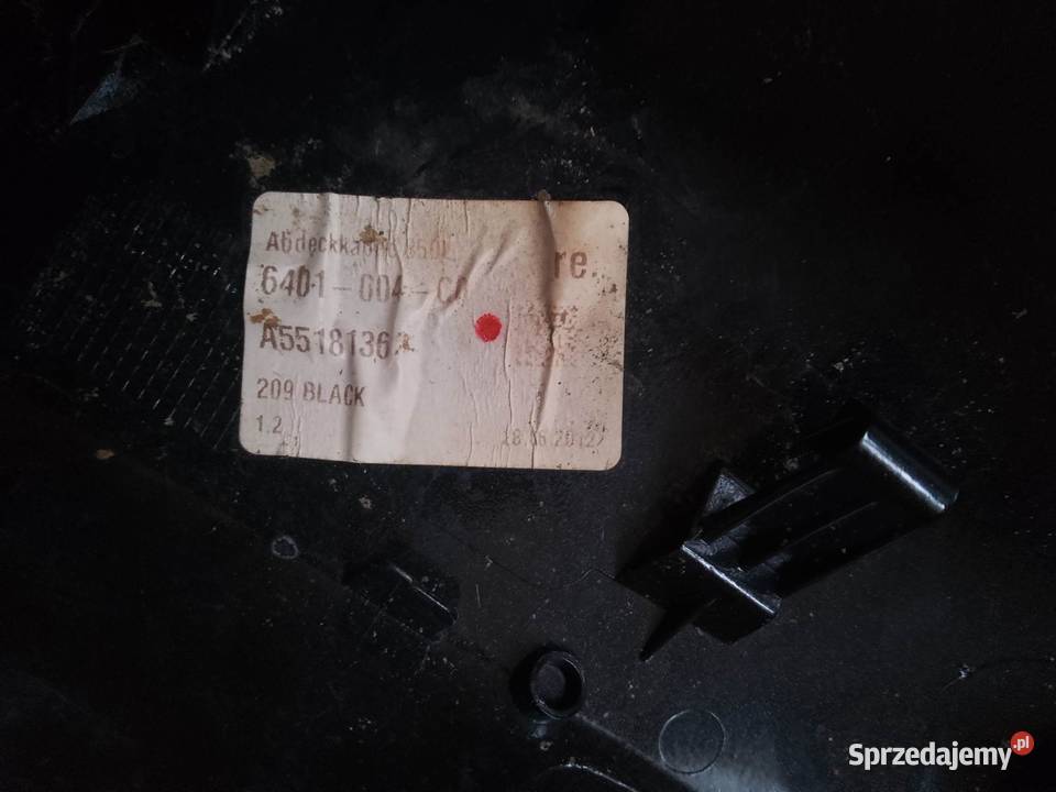 Nakładka lusterka prawa Toyota Yaris III czarna lusterka zewnętrzne Zamość