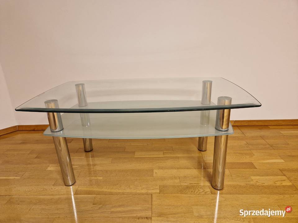 Stolik kawowy szklany 110cm