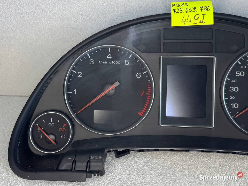 LICZNIKI PRĘDKOŚCIOMIERZ AUDI A4 B6 8E0920900L Warszawa