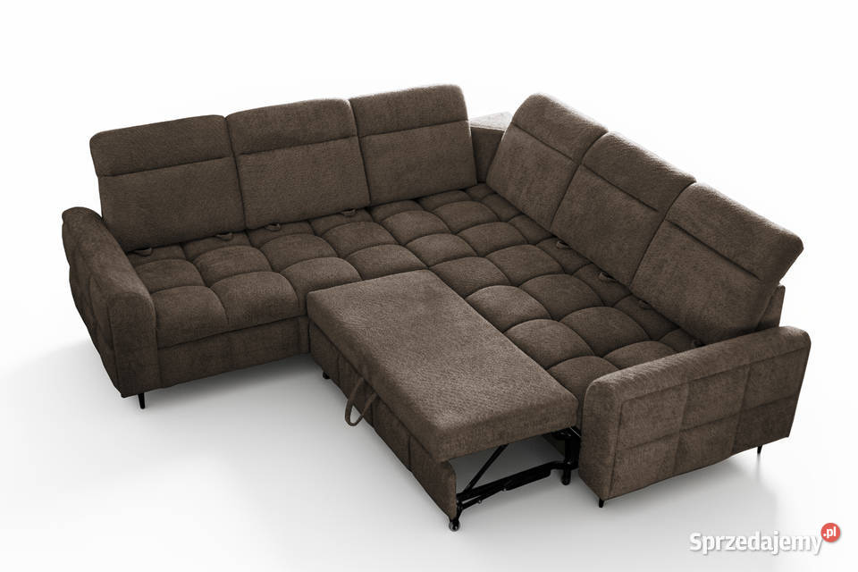 Duży narożnik Velo modne przeszycia ruchome Wrocław sprzedam