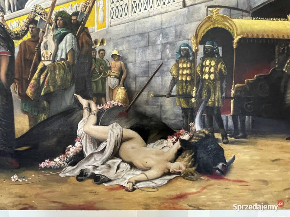 Henryk Siemiradzki dirce chrześcijańska Kopia