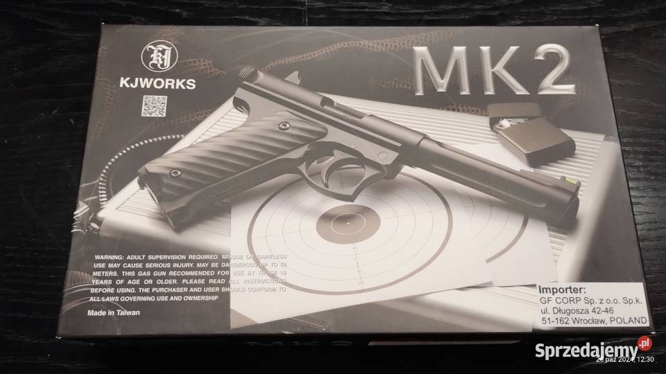 Replika asg KJW Mk2 co2 2 magazynki Piastów