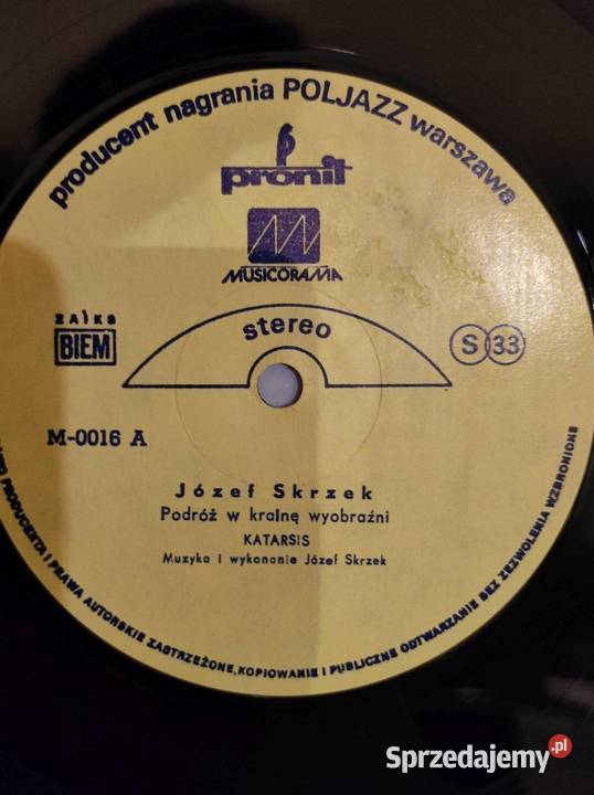 1985 Józef Skrzek Podróż W Krainę Wyobraźni 1 płyta Kielce