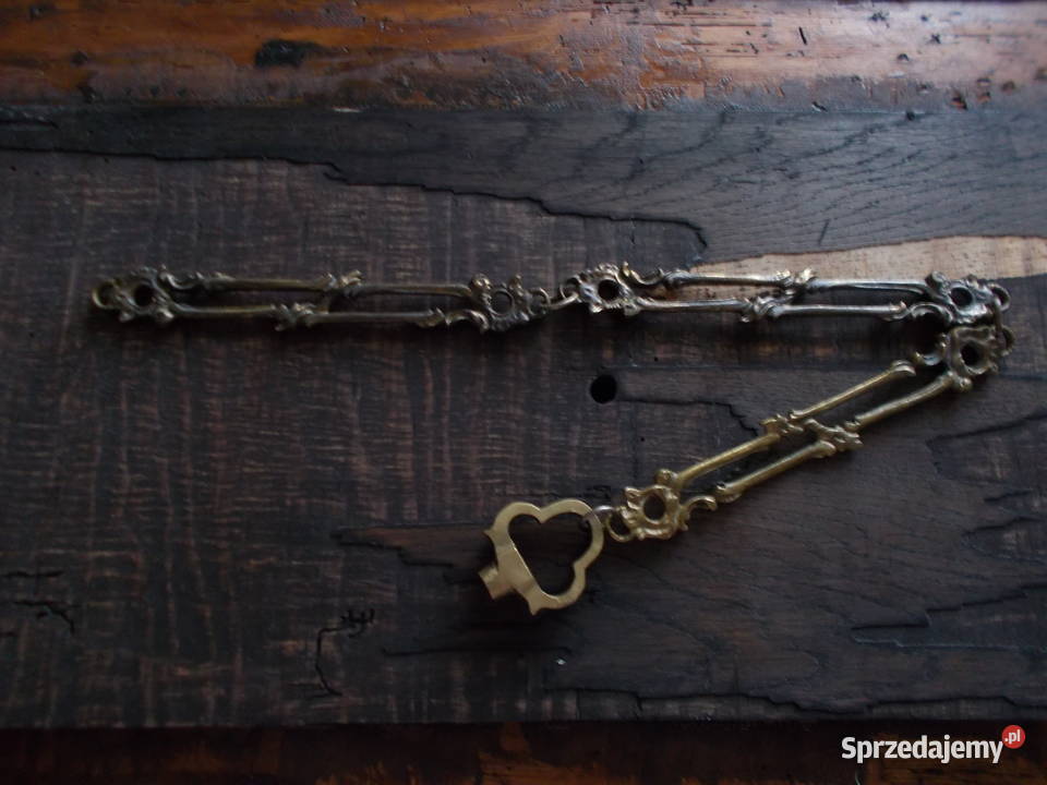 Stary Mosiężny Łańcuch do LampyRęczne Szczecin