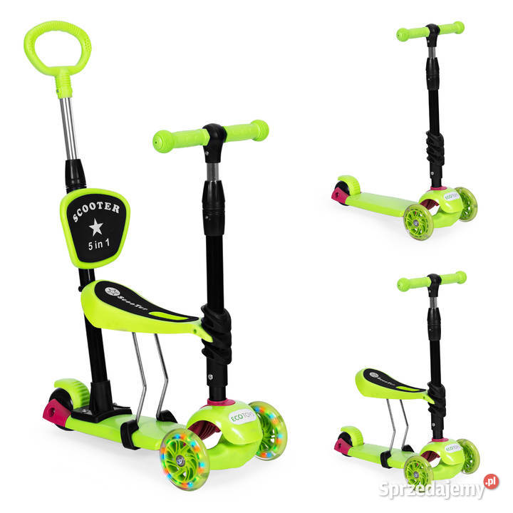 Hulajnoga trójkołowa balansowa led 3w1 świecące Smogorzów