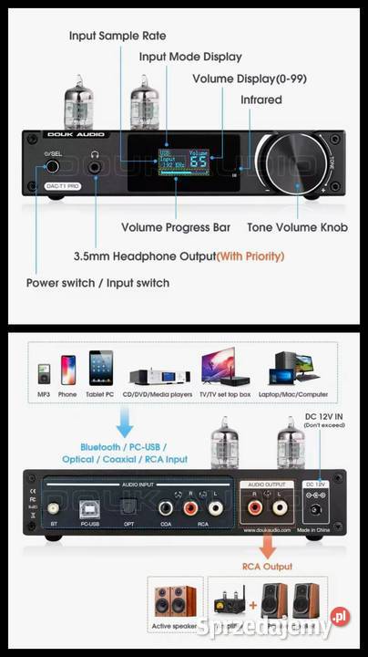 Douk audio DACT1 PRO VU22 meter DAC pomorskie Kwidzyn