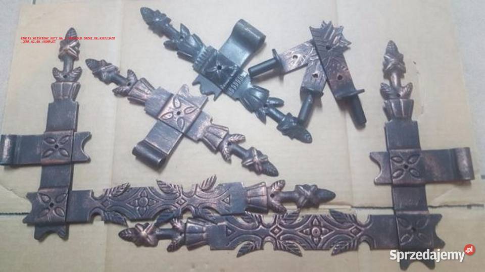 Szyld meblowy nakładany SZYLD KUTY na wkładkę