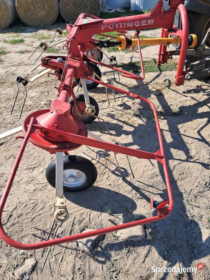 Przetrząsarka pottinger kuhn krone sip claas nieuszkodzony Zgrabiarki i przetrząsacze Biała