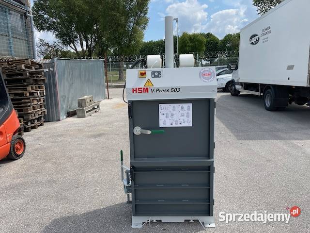 Prasa belownica do folii makulatury odpadów Lublin