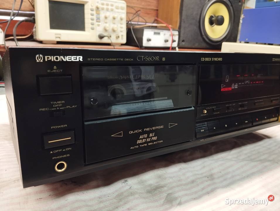 Magnetofon kasetowy HiFi Pioneer CTS609R HX Pro Zabrze