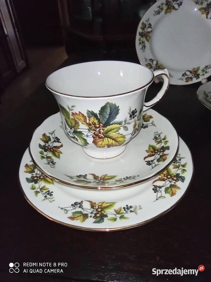 Filiżanka z talerzykiem deserowym