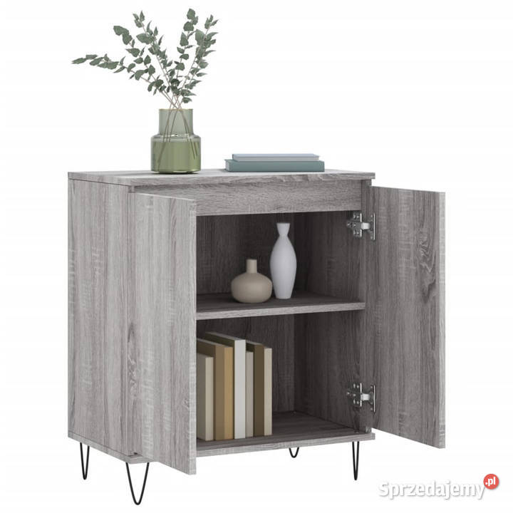 Komoda szary dąb sonoma 60x35x70 materiał Warszawa