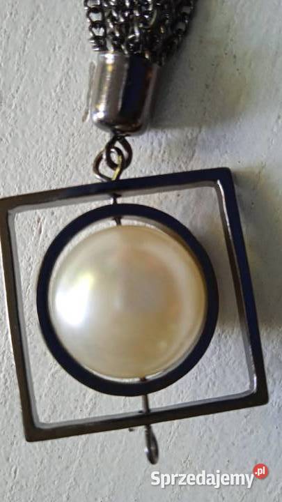 PRZEWIESZKA Z PERŁĄ DO NASZYJNIKA KOLCZYKA Ozdoby