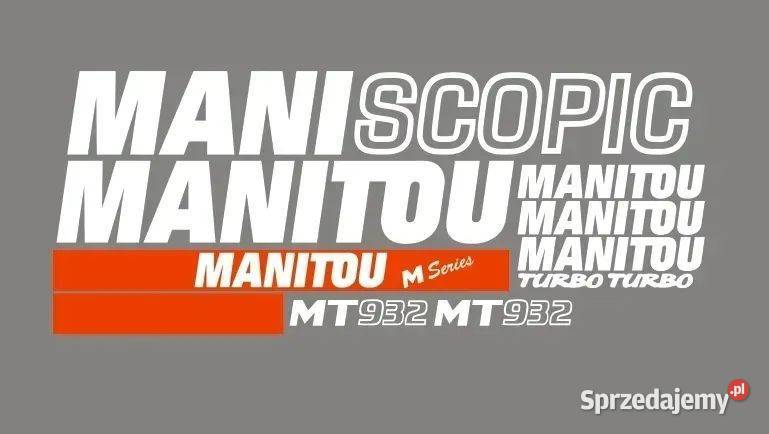 Naklejki oklejenie MANITOU MT 932 Zamiennik Janików