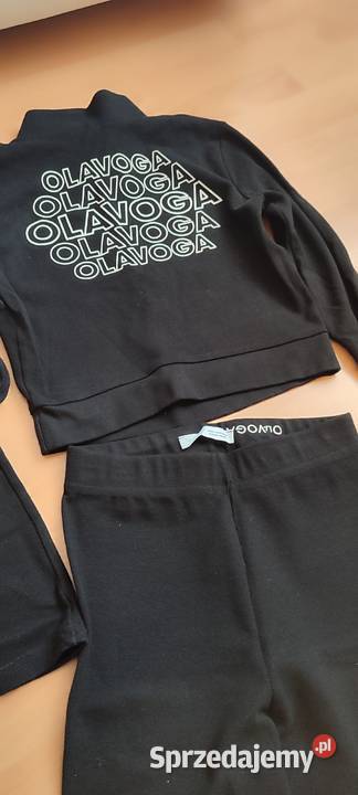 Komplet Rising Ola Voga prążek czarny Połomia