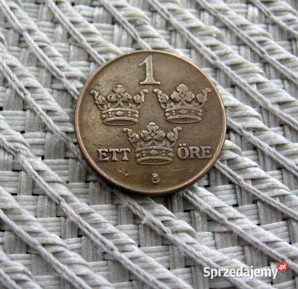 Szwecja 1 Ore 1941r Numizmatyka Kalisz sprzedam