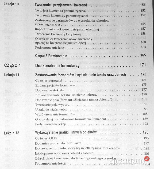 Microsoft Access 7 Krok kroku Halina Rogalińska Chełm sprzedam