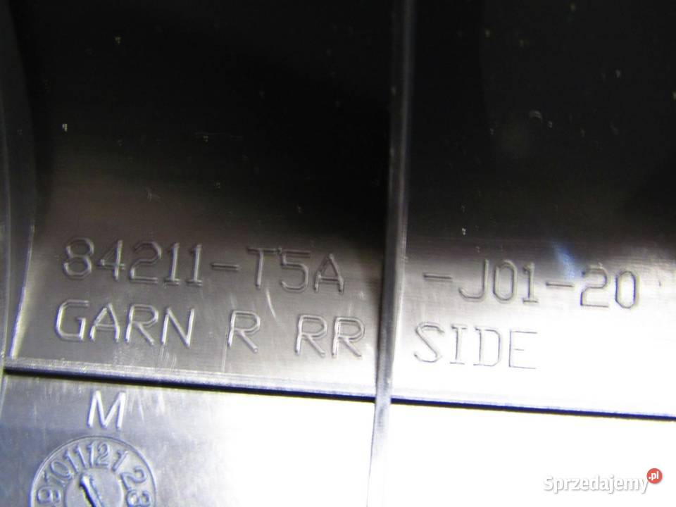 OSŁONA NAKŁADKA PROGU PRAWY TYŁ TYLNA HONDA JAZZ