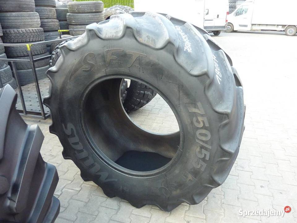 Opona używana rolnicza 75055R30 MITAS 1600 W4057 podlaskie Zaścianki
