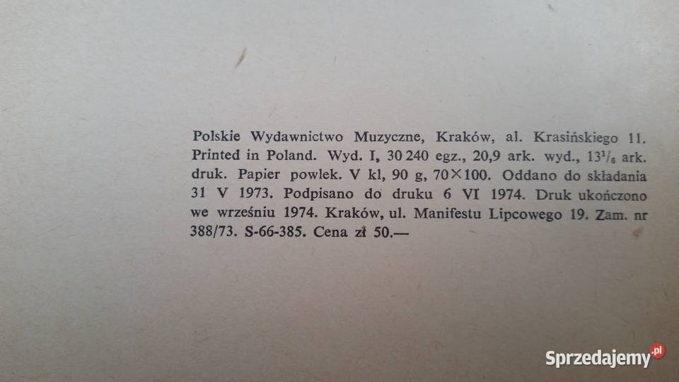 TAŃCZYĆ MOŻE KAŻDY PWM Marian Wieczysty Puławy