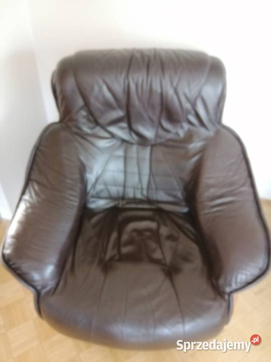 Fotel skórzany mazowieckie Legionowo sprzedam