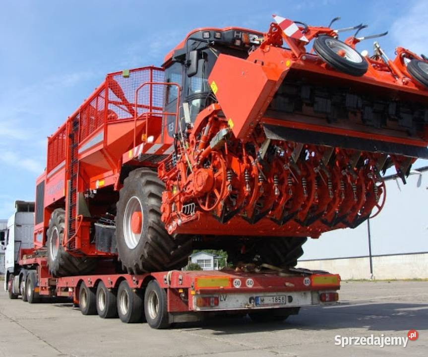 Transport ciągników kombajnów i sprzętu Konin