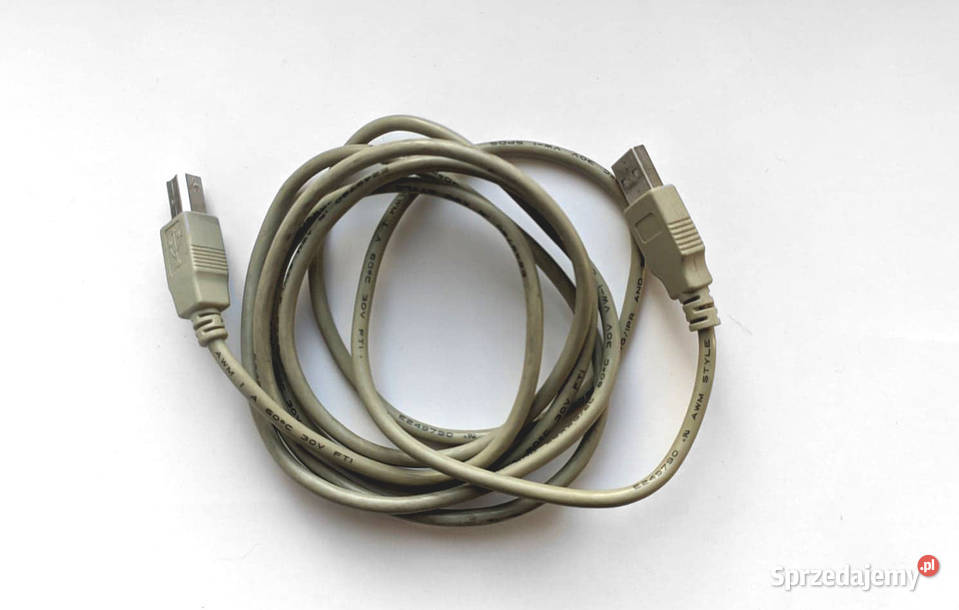 Kabel do drukarki AB USB ok 180 Pozostałe Toruń sprzedam