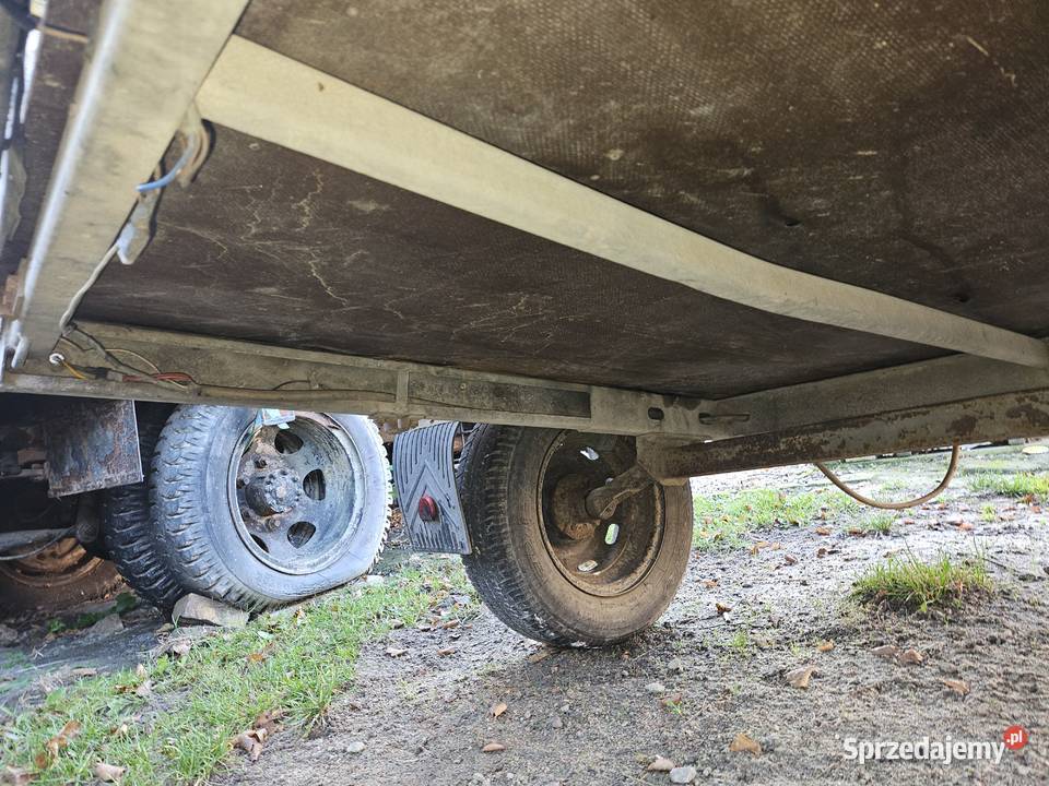 Przyczepka masywna ocynk niewiadów przyczepa Młodzieszyn