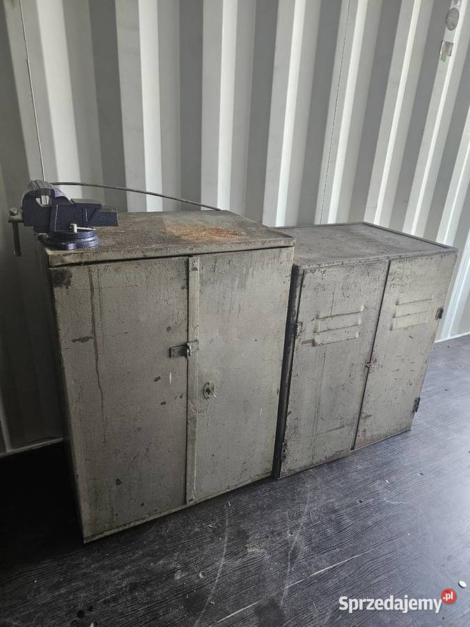 Szafka Warsztatowa Narzedziowa metalowa zamykana Stoły warsztatowe Jelcz-Laskowice
