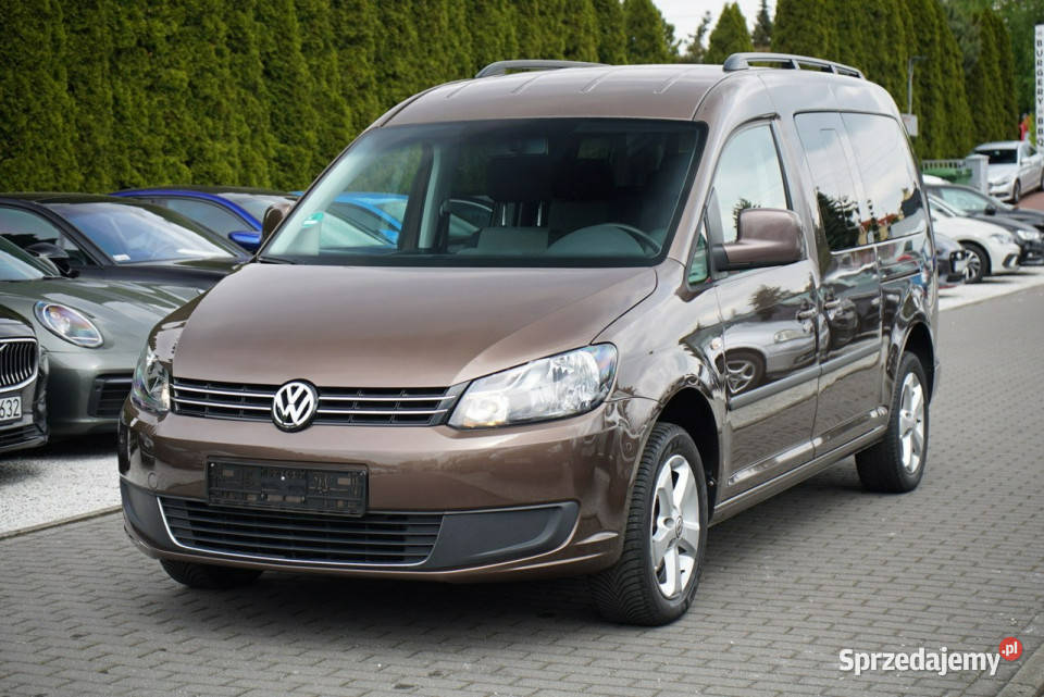Volkswagen Caddy 16 TDI 5os MAXI Niski przebieg ABS Baranowo