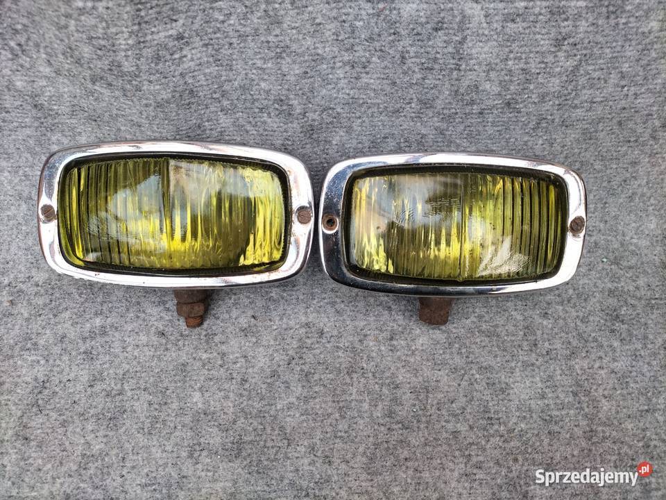 Stare żółte halogeny chrom JKlein Kraków wielkopolskie