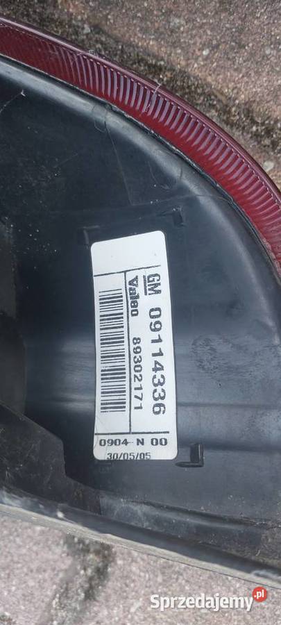 Lampa lewa prawa Opel Corsa C lift 09114336 Szczecin