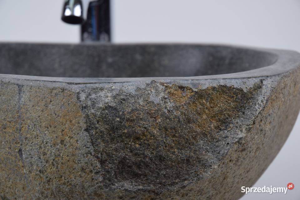 RIVER STONE RSB1 BN35 kamienna umywalka Umywalki Dom i Ogród