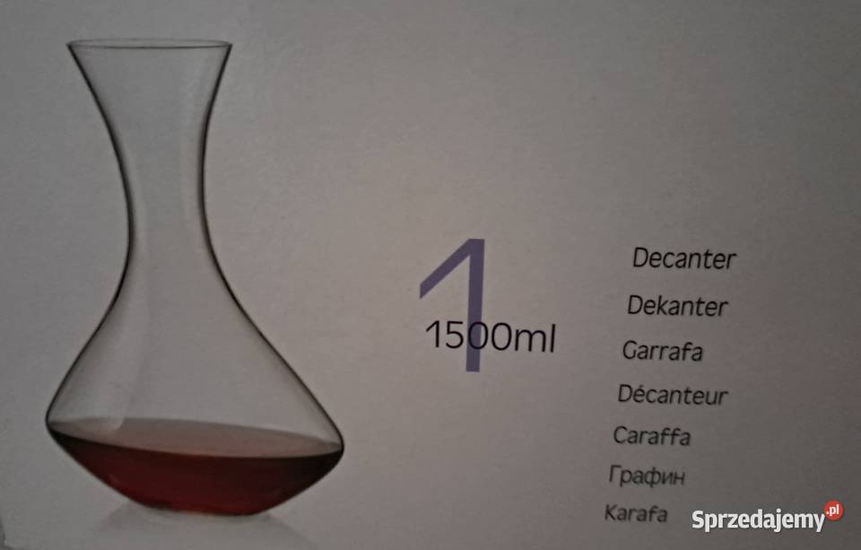 Dekanter Karafka 1500 ml Bohemia Crystal sprzedam