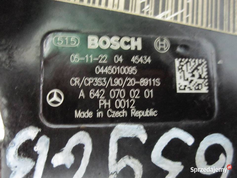 MERCEDES E 30 CDI 06r pompa wtryskowa Pompy wtryskowe sprzedam