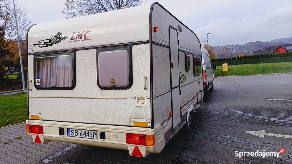 przyczepa kempingowa campingowa kemping OKAZJA Międzybrodzie Bialskie