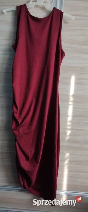 sukienka bordowa uniwersalna Chełm sprzedam
