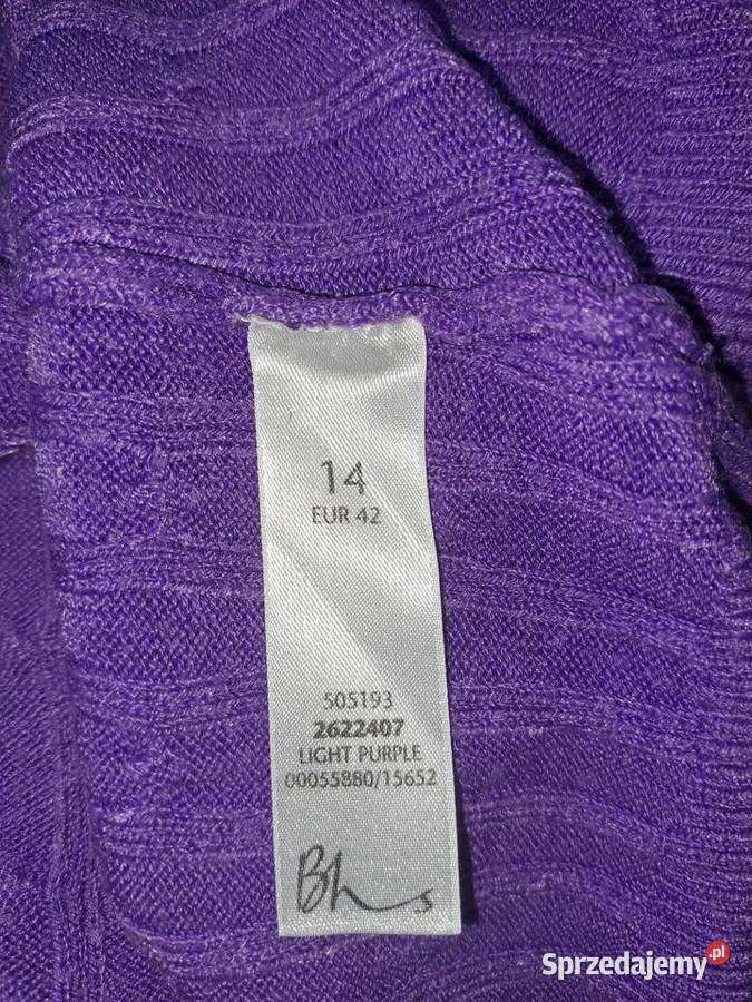 Sweter fiolet fioletowy Wrocław