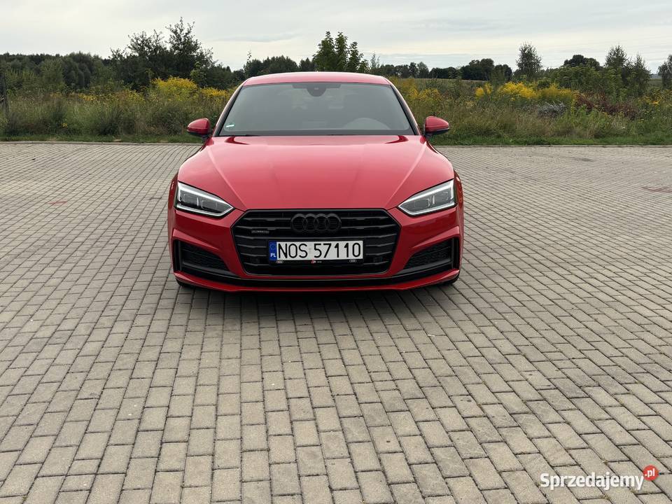 Audi A5 Sportback 20 TDI 190 Quattro S line komputer pokładowy Motoryzacja Pasłęk