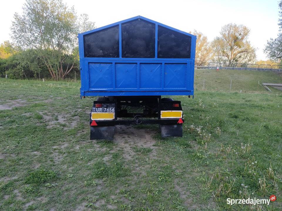 Przyczepa wywrotka wywrot D83 19m3 nieuszkodzony pomorskie Sztum