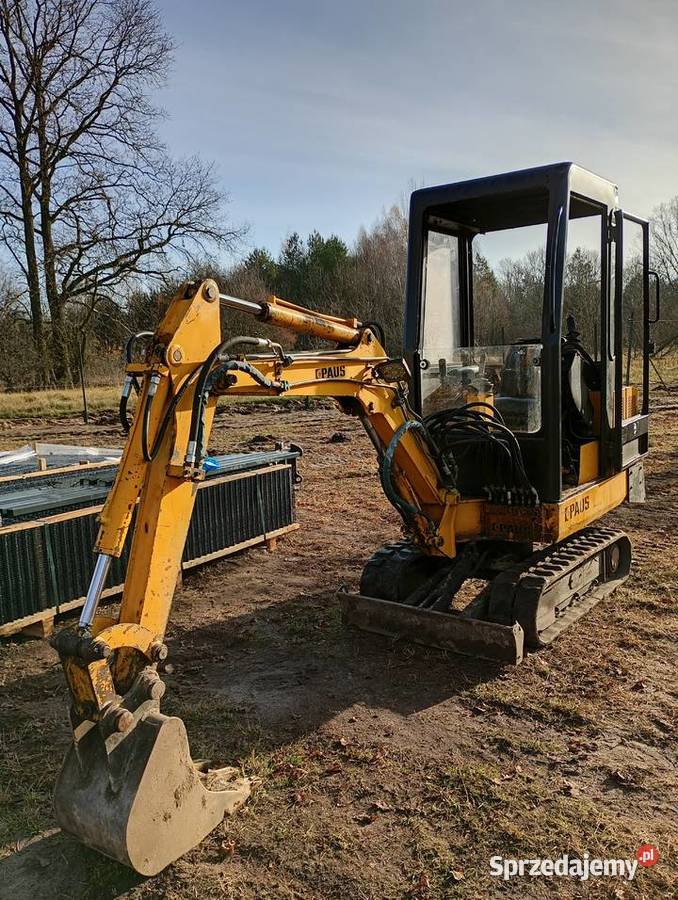 Minikoparka Paus 1600 Tomaszów Mazowiecki