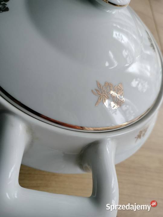 Waza do zupy złocona Karolina PRL sprzedam