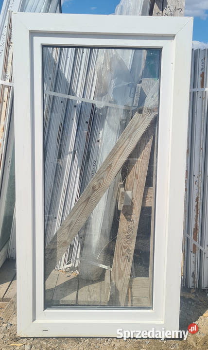 OKNA KacprzaK OKNO PCV 77x146 Używane Plastikowe Okna ścienne Siedlce