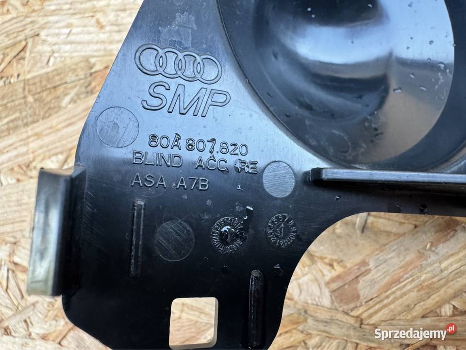 Zaślepka radaru przód prawa rh Audi q5 II 2 80A Rok produkcji 2024 Sieraków