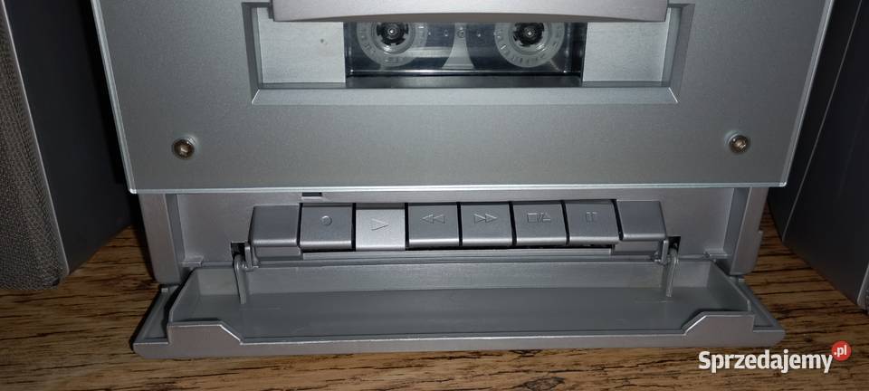 Stylowa Mikrowieża TCM CD Kasety Radio Stan