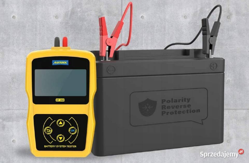 AUTOOL BT360 Tester akumulatorów Certyfikat lubuskie Gorzów Wielkopolski sprzedam
