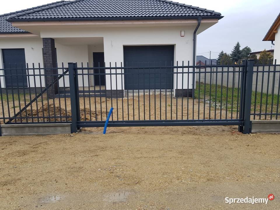 Brama przesuwna 400x150 PRINCE ogrodzenie bramy ocynk Budowa wielkopolskie Ostrów Wielkopolski