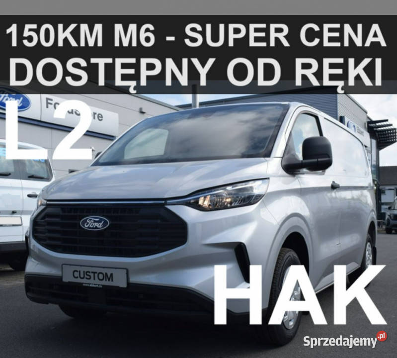 Ford Transit Custom 150 L2 Trend Super Niska klimatyzacja Szczecinek sprzedam