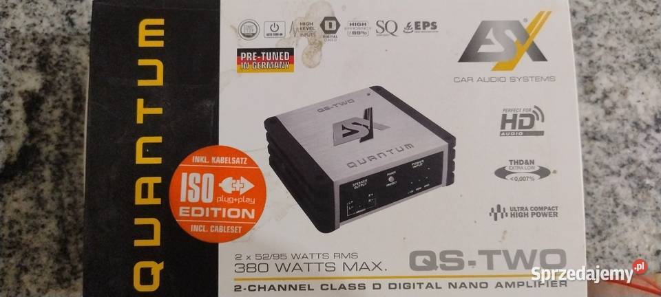 ESX Quantum QSTwo Digitalny wzmaczniacz mazowieckie Sochaczew